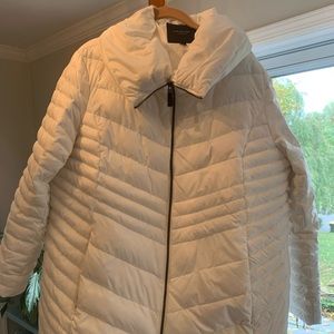 MARC NY BY ANDREW MARC WHITE PUFFER COAT SZ 1X